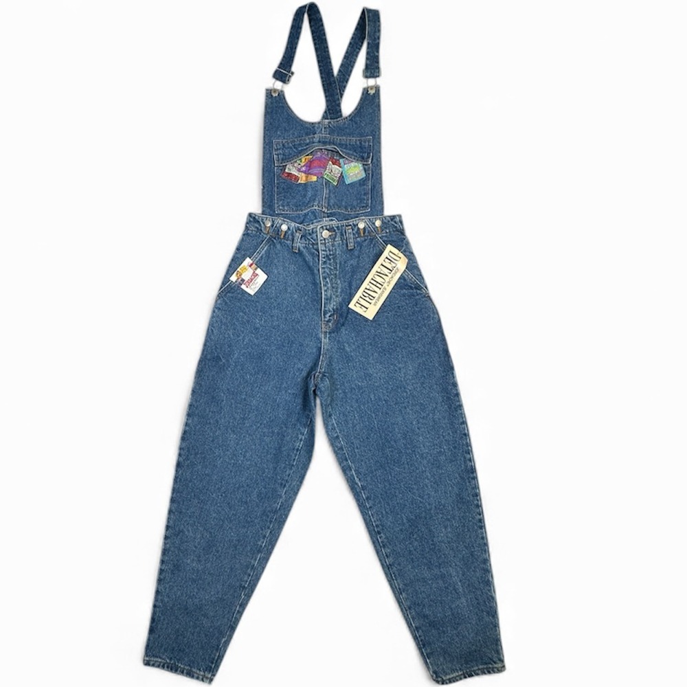 Jordache Jeanswear Juniors  Denim Overalls size: 13/14 Blue‎ Relaxed Fit-New